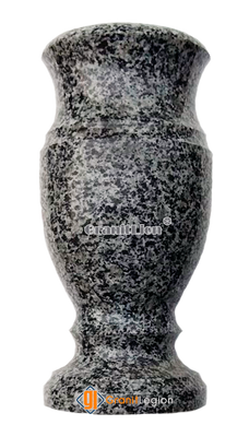 Memorial vase for graves - granite Pokostivka, 30 cm. - Amphora